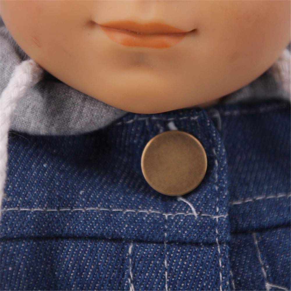 Одежда для куклы 46 см Uteruik - повседневный наряд, ковбойский спортивный костюм, аксессуары, 2 штуки / комплект, фото №8 Одежда для куклы 46 см Uteruik - повседневный наряд, ковбойский спортивный костюм, аксессуары, 2 штуки / комплект, фото №8