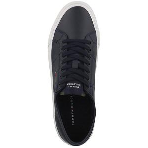 Кроссовки Tommy Hilfiger Low Core Vulcanised Cleated кожаные synthetic.ua - Фото 1