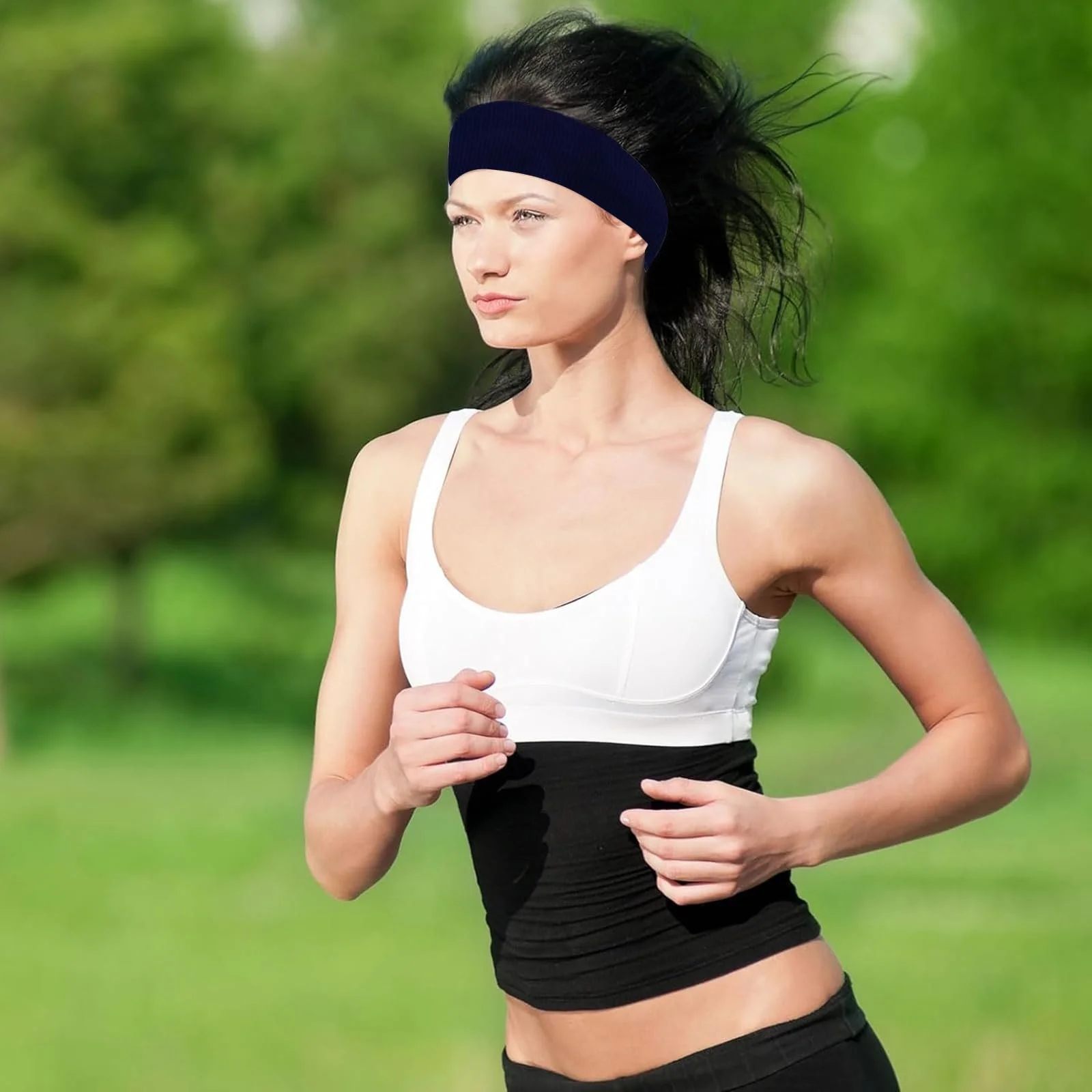 Спортивна Пов'язка на Голову Тонка для Волосся для Занять Спортом Йогою, фото №6