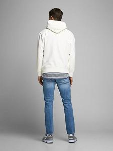 Світшот JJESOFT SWEAT HOOD NOOS 12161145-White-Fit:Relaxed/Solid Col Jack&Jones  XXL synthetic.ua - Фото 1