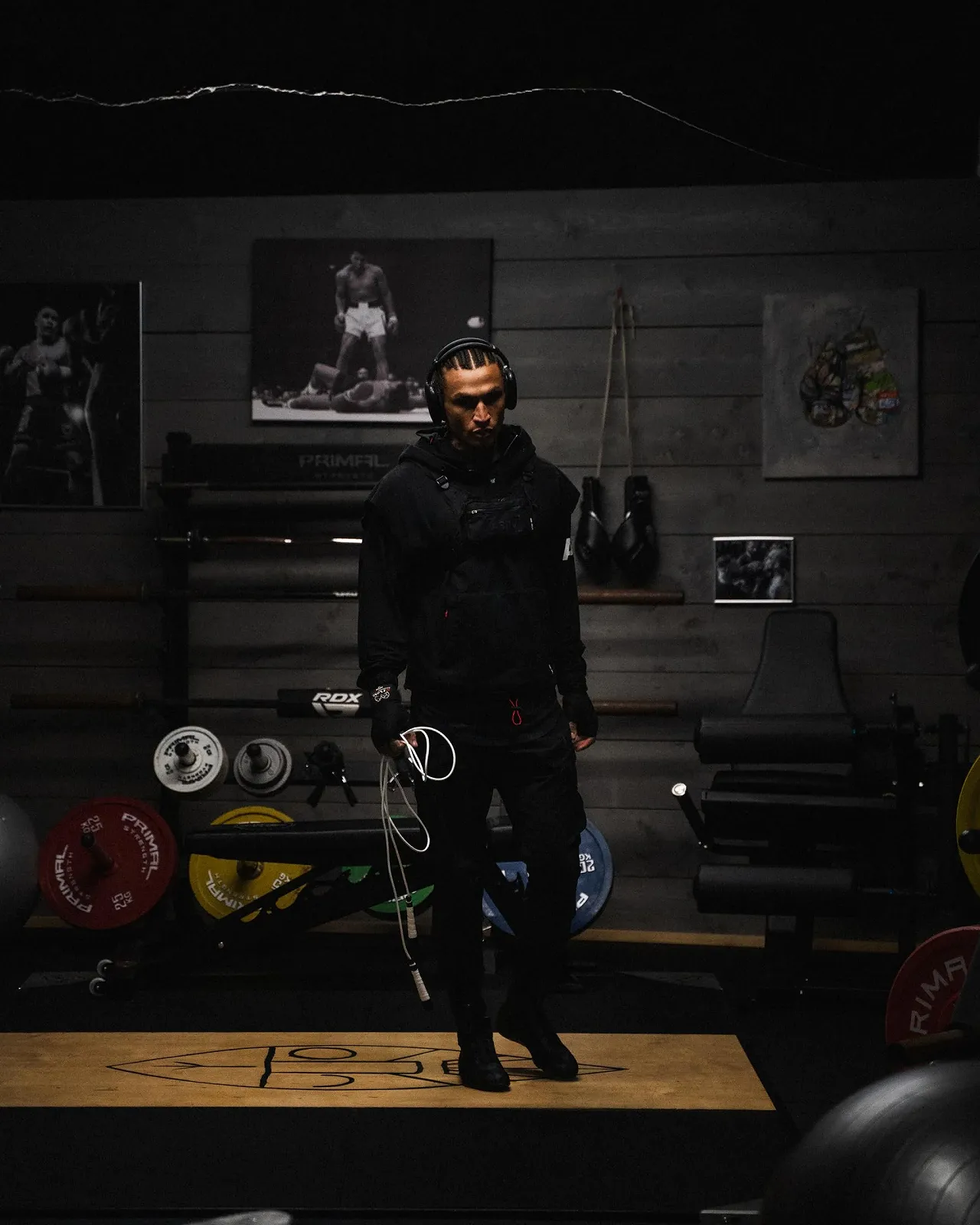 Скакалка BOXROPE Vol. I One Boxing 15% важча Регульована з обмотками, фото №3 Скакалка BOXROPE Vol. I One Boxing 15% важча Регульована з обмотками, фото №3
