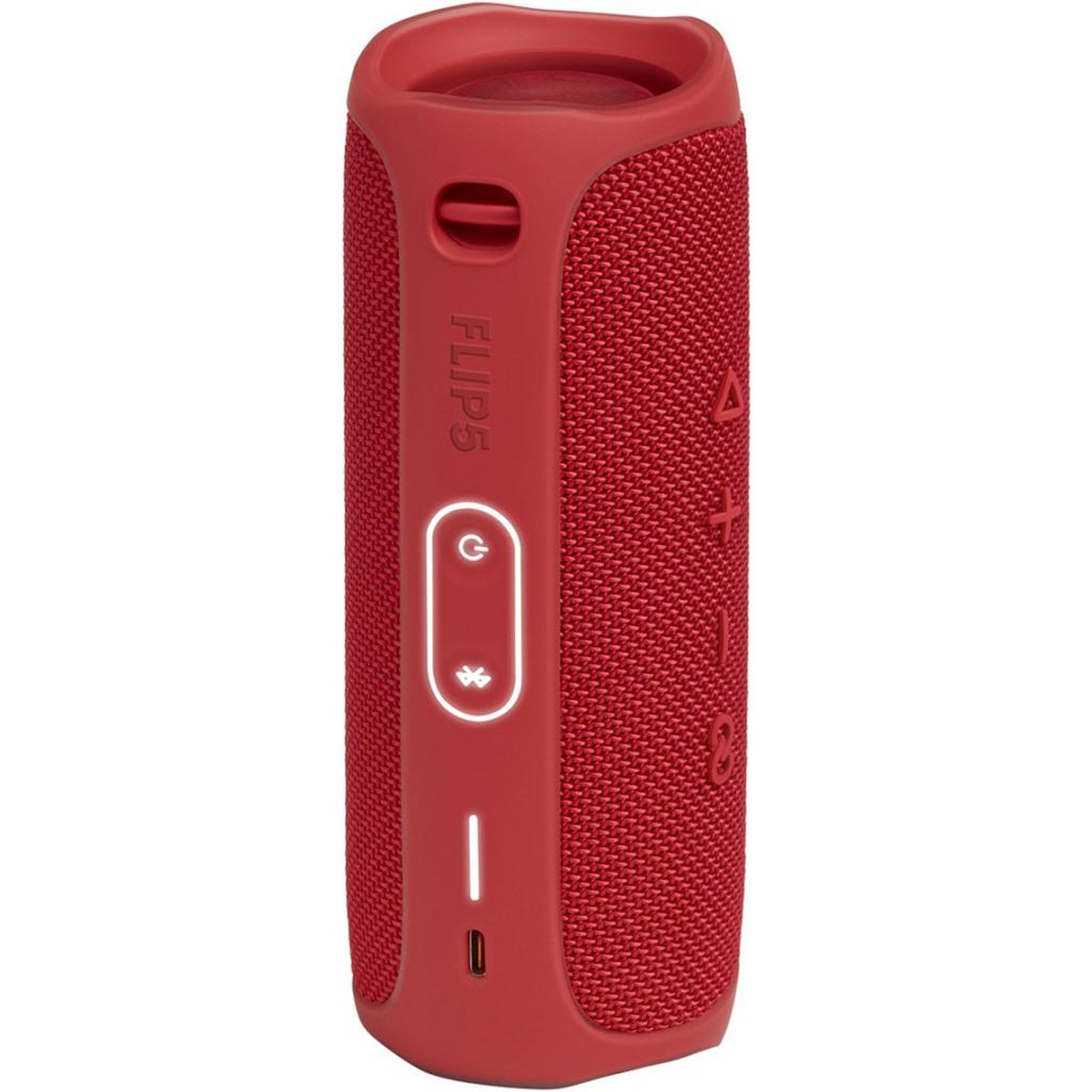 Акустическая система JBL Flip 5 Red (JBLFLIP5RED), фото №4 Акустическая система JBL Flip 5 Red (JBLFLIP5RED), фото №4