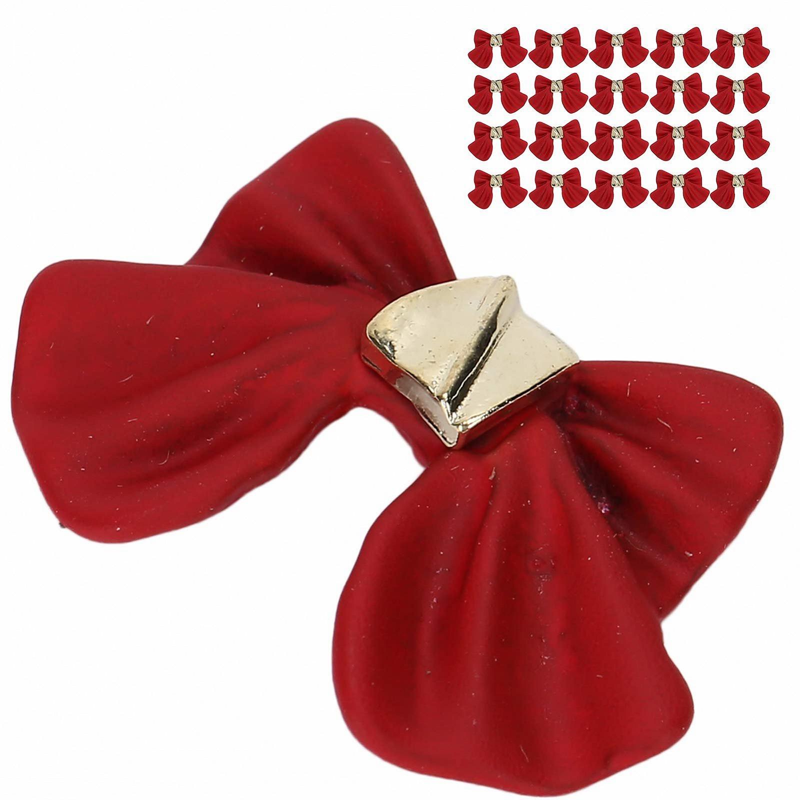 Бантики для дизайна ногтей DIY, Прочные красивые бантики для дизайна ногтей Красный, фото №1