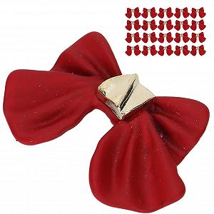 Бантики для дизайна ногтей DIY, Прочные красивые бантики для дизайна ногтей Красный - Фото 1