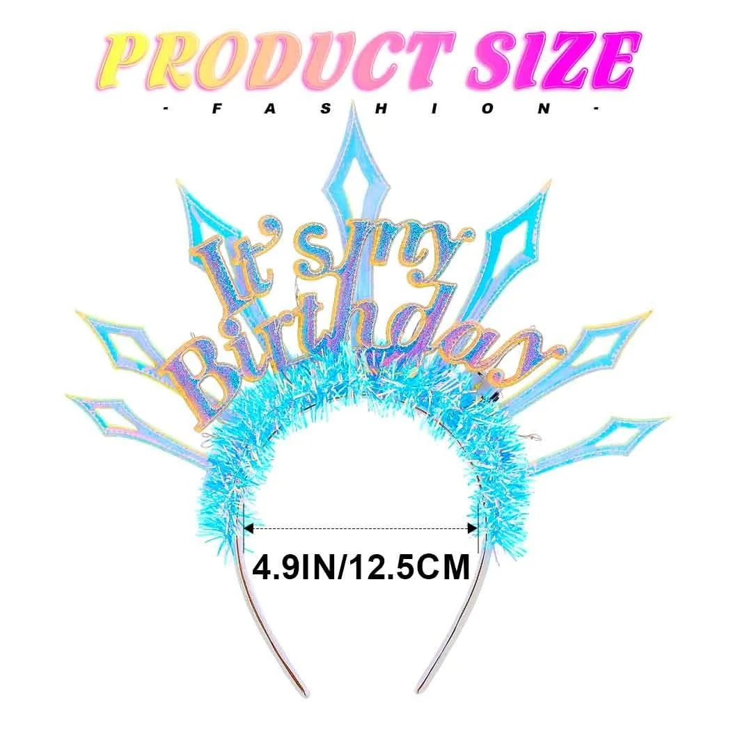 Обруч для волос Light on Happy Birthday, фото №3 Обруч для волос Light on Happy Birthday, фото №3