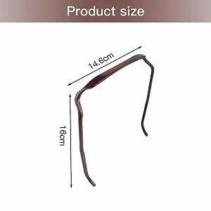 Обруч Квадратный для волос вьющихся synthetic.ua - Фото 1