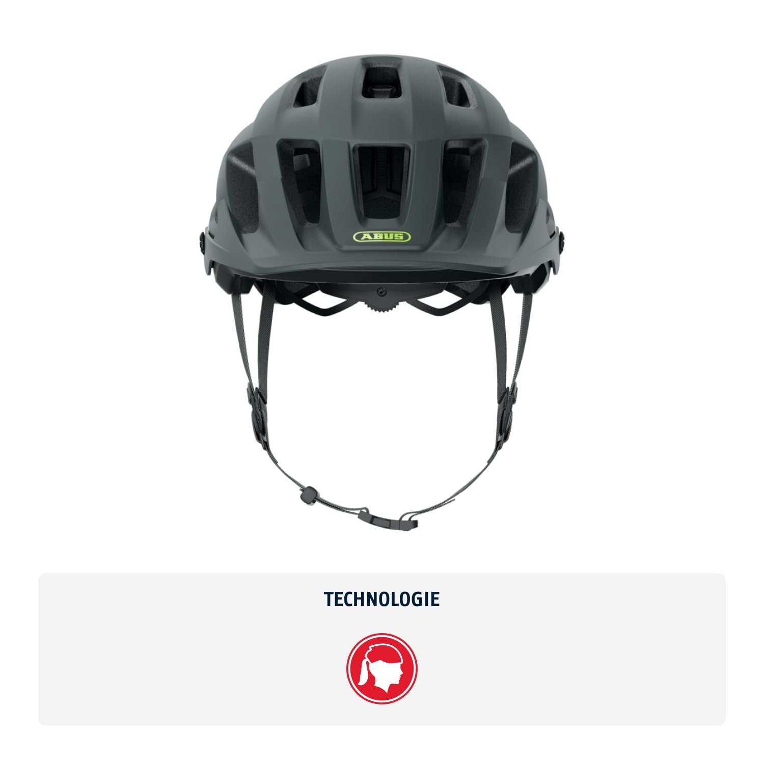 Шлем ABUS Moventor 2.0 MIPS Серый, фото №2