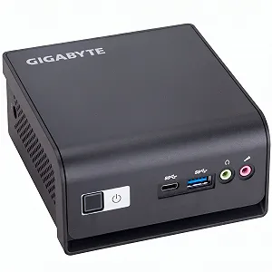Міні ПК Gigabyte BRIX GB-BMCE-4500C Fanless / Intel Celeron N4500 / 1 x HDMI / 1 x LAN / Wi-Fi 5 / Bluetooth 4.2 / Чорний ціна на synthetic.ua - Фото 1 Міні ПК Gigabyte BRIX GB-BMCE-4500C Fanless / Intel Celeron N4500 / 1 x HDMI / 1 x LAN / Wi-Fi 5 / Bluetooth 4.2 / Чорний synthetic.ua - Фото 1