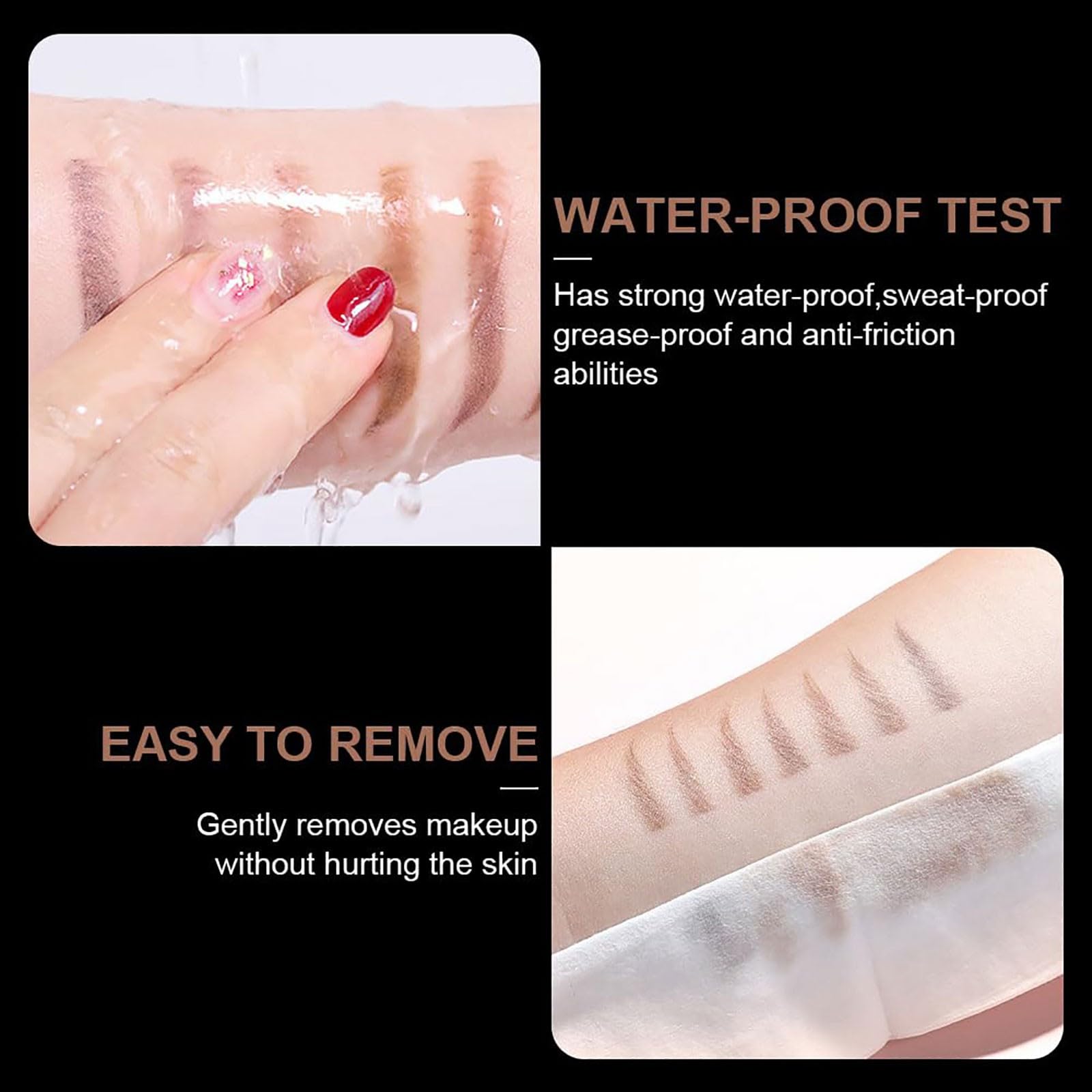 Олівець Microblading рідкий Micro 4-Spitze Brow Pen водостійкий природний, фото №3