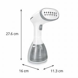 Вертикальна парова праска Jocca Дорожня Протикрапельна система Сірий synthetic.ua - Фото 1