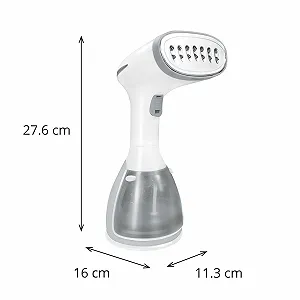 Вертикальный паровой утюг Jocca Дорожный Противокапельная система Серый synthetic.ua - Фото 1