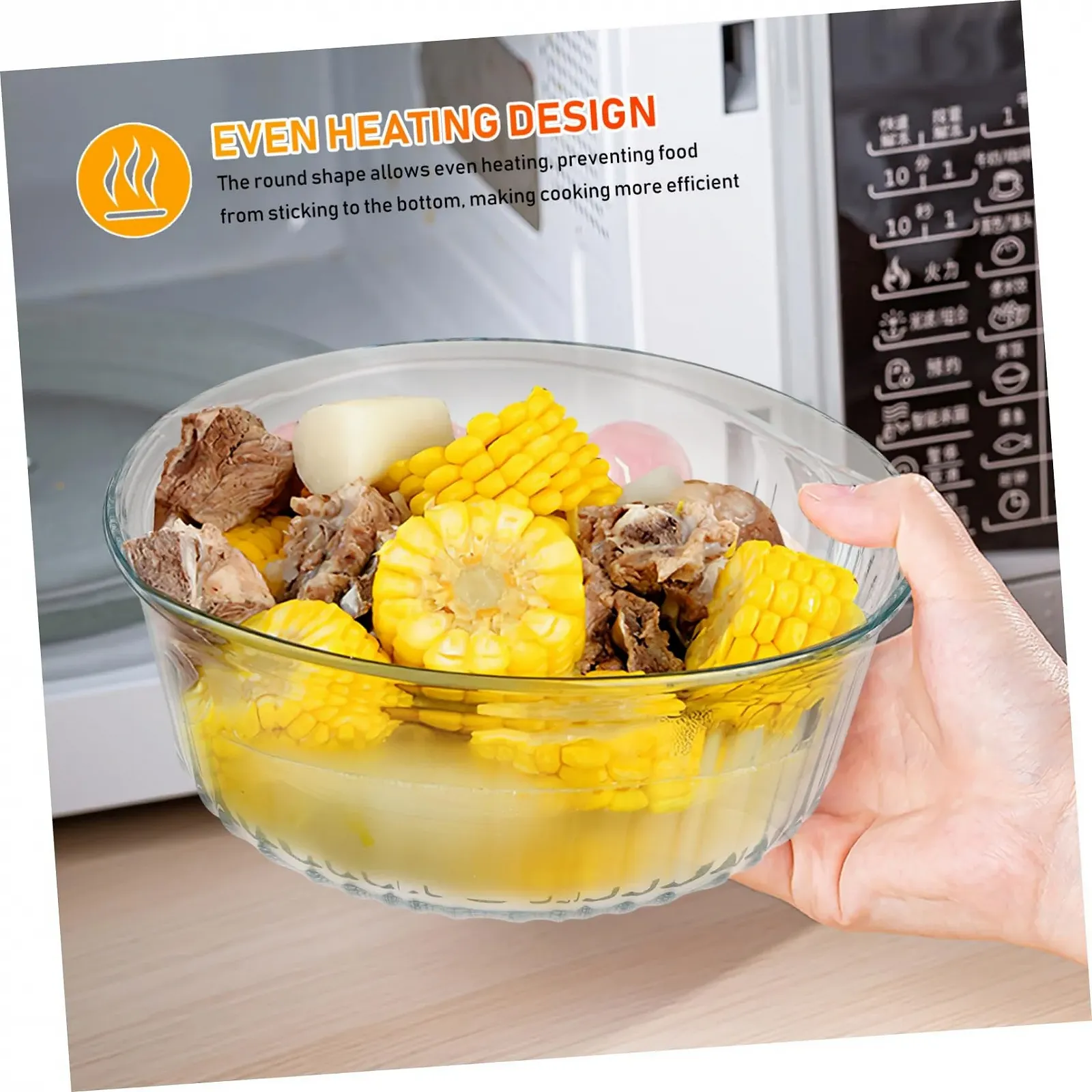 Форма SOLUSTRE Боросилікатне скло З кришкою Кругла Прозора, фото №3