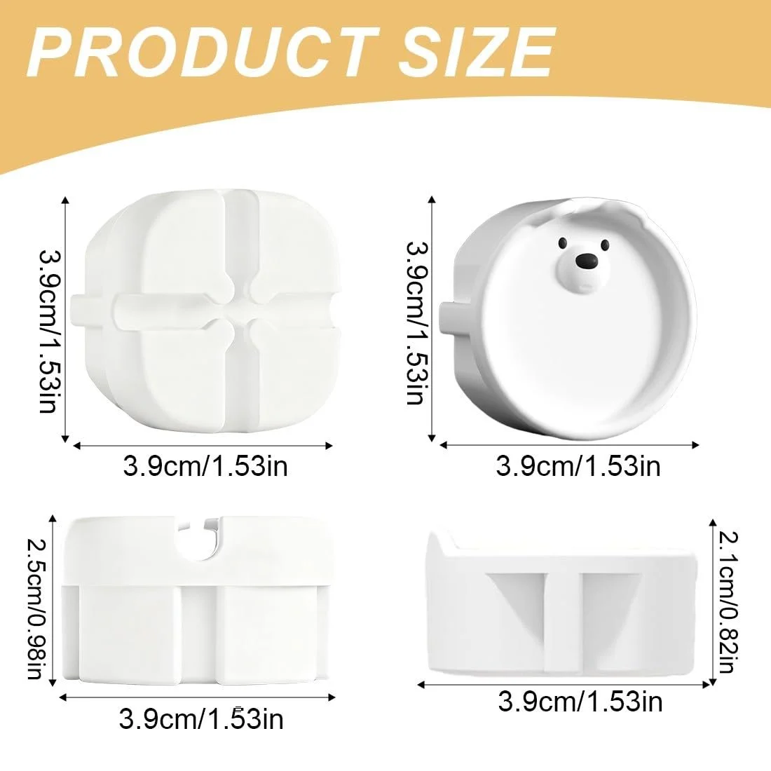 Заглушки для розеток 8 x Silicone F-type Decorative, фото №5