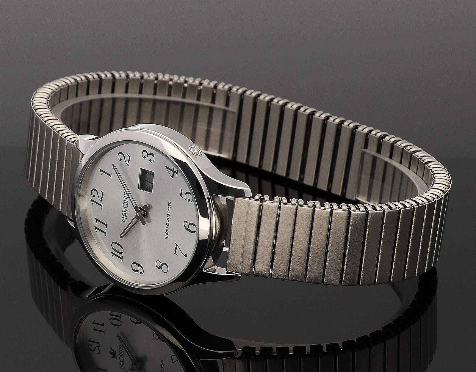 Жіночий Радіокерований Годинник MARQUIS 4006-502, сріблястий, Браслет, фото №3