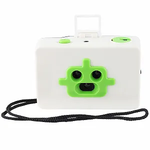 Фотокамера Freak Scene Robot з 3 об'єктивами 35 мм біло-зелена - Фото 1