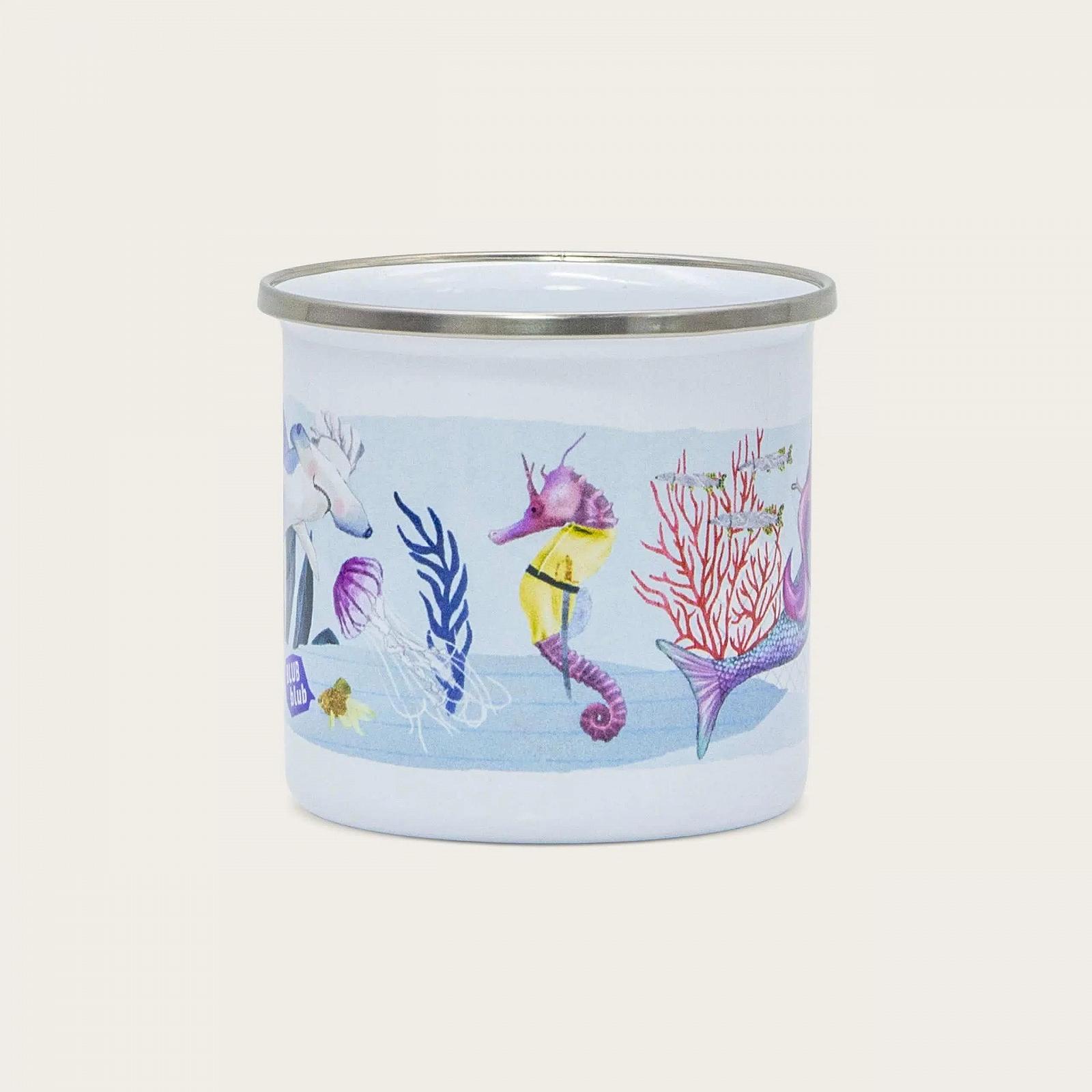 Дитяча кружка Емальована Русалка, фото №2