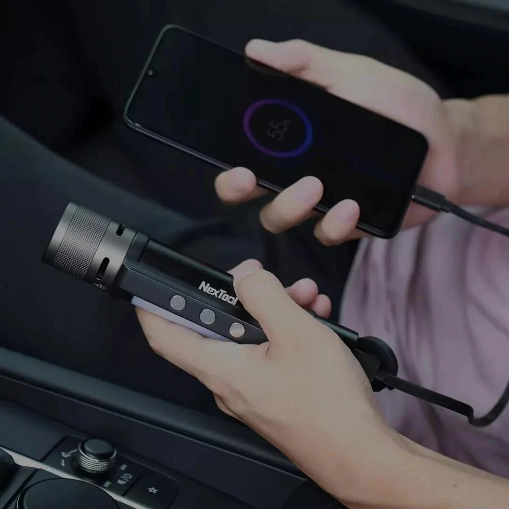 Світлодіодний фонарик NexTool 6 в 1 Чорний NE20030, фото №4