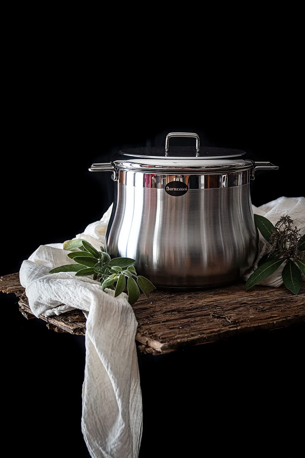 Кастрюля Barazzoni Tummy Line стальная 18/10 14 см, фото №11