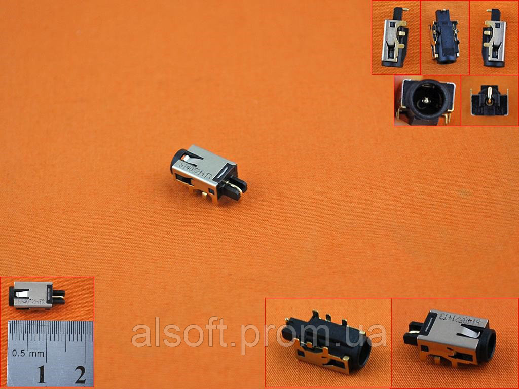 Разъемы питания для ноутбуков ASUS для X553 PJ828 (4.0mm x 1.35mm) A49075, фото №1 Разъемы питания для ноутбуков ASUS для X553 PJ828 (4.0mm x 1.35mm) A49075, фото №1