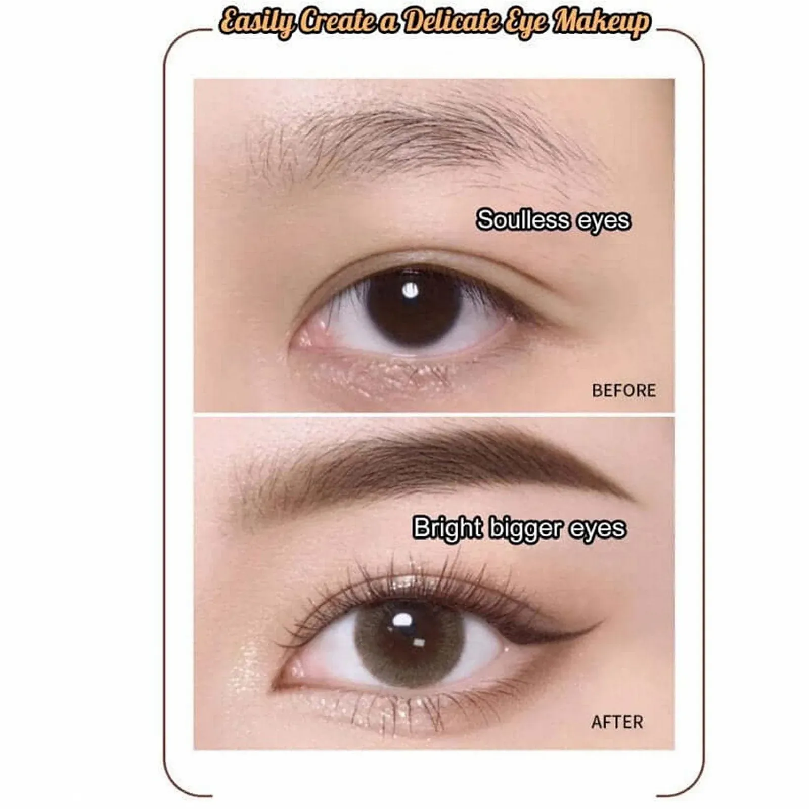 Гелевий Підводка для очей Teksome водостійка, фото №6