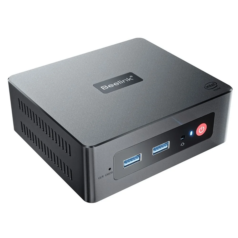 Міні ПК Beelink Mini S N5095 / RAM 8ГБ / 128ГБ SSD / 2 x HDMI / Wi-Fi 5 / Bluetooth 4.2 / Windows11 Pro / Чорний, фото №1