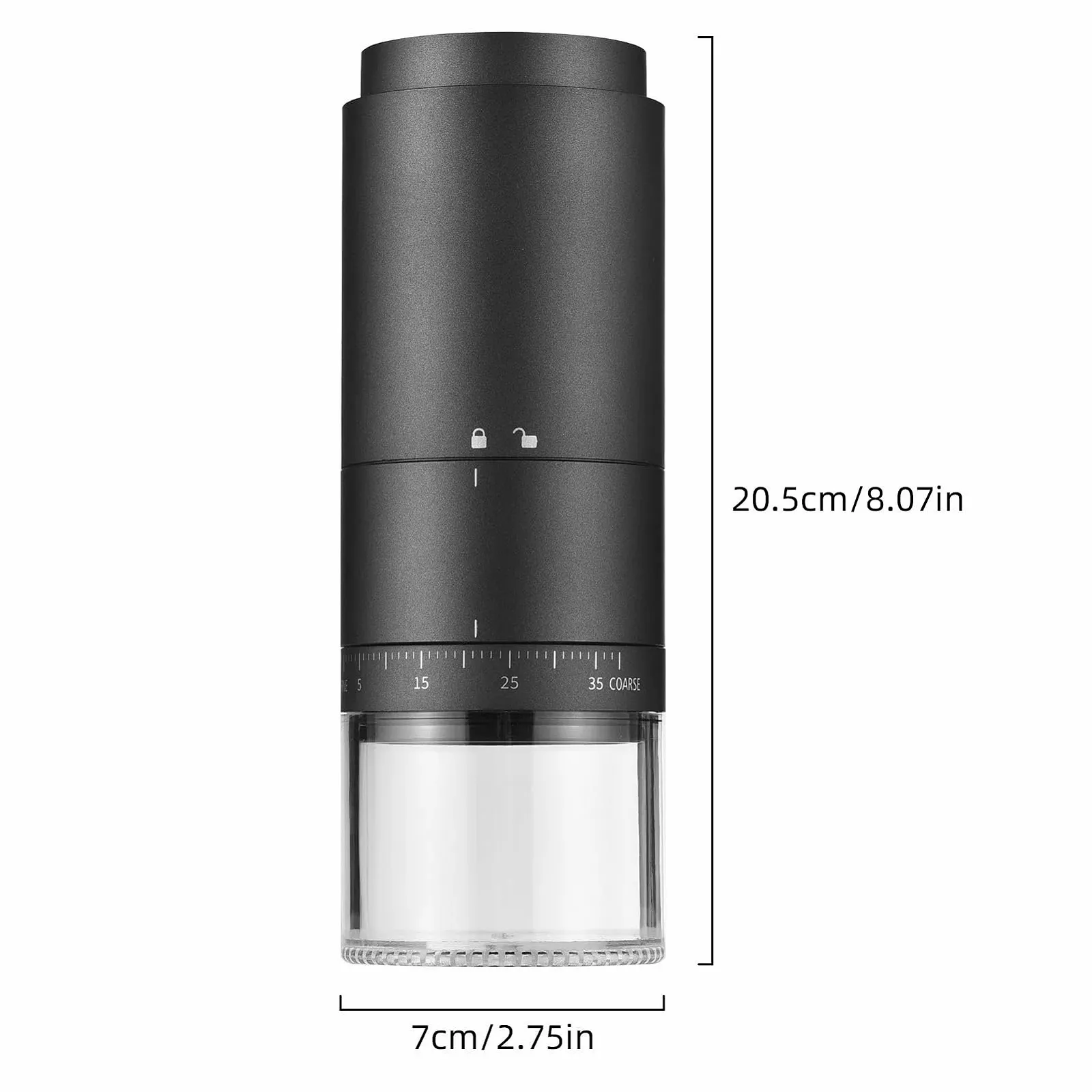 Электрическая Кофемолка Irishom Портативная 38 настроек помола, фото №7