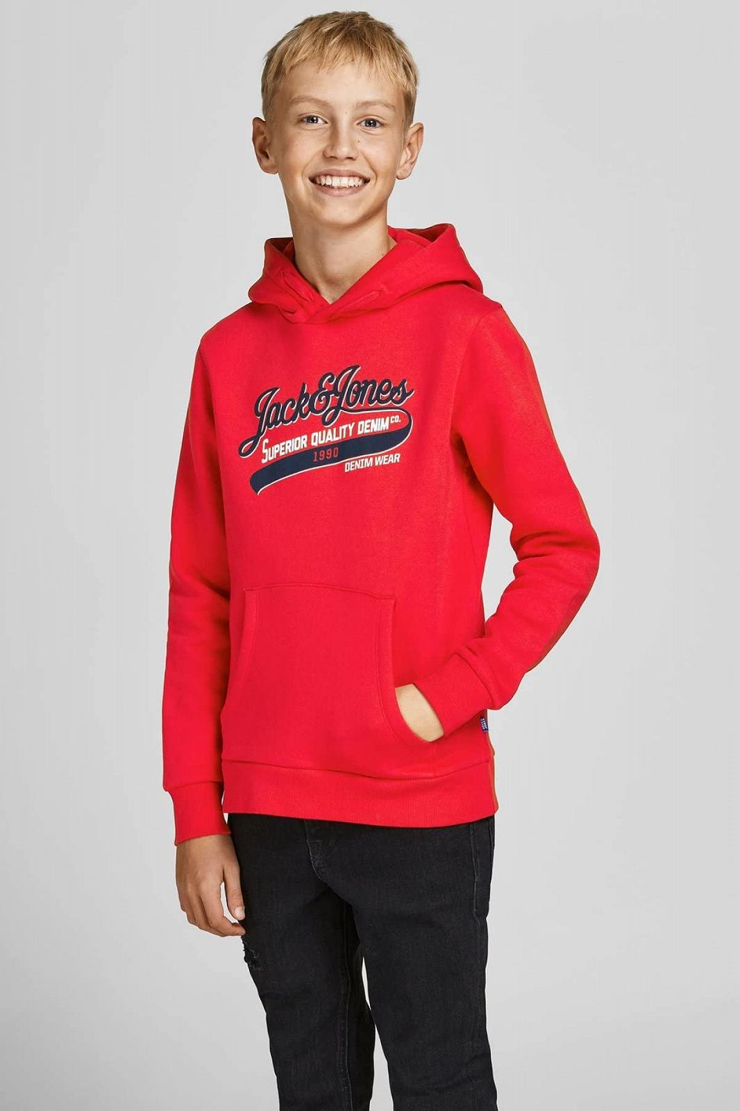 Толстовка JACK & JONES Junior Logo Sweat Hoodie, фото №2
