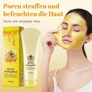 Маска для лица медовая, пленочная, для очищения пор, коллагеновая, отрывная маска для лица, для очищения кожи лица, маска для удаления черных точек, маска для сужения пор, маска против морщин synthetic.ua - Фото 1