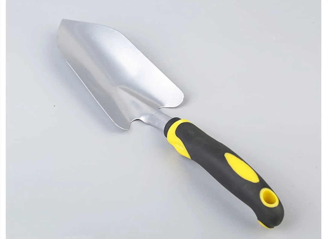 Лопатка садовая ручная, лопата из нержавеющей стали, эргономичная ручка, ручные инструменты с мягкой ручкой., фото №1
