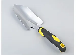 Лопатка садовая ручная, лопата из нержавеющей стали, эргономичная ручка, ручные инструменты с мягкой ручкой. - Фото 1