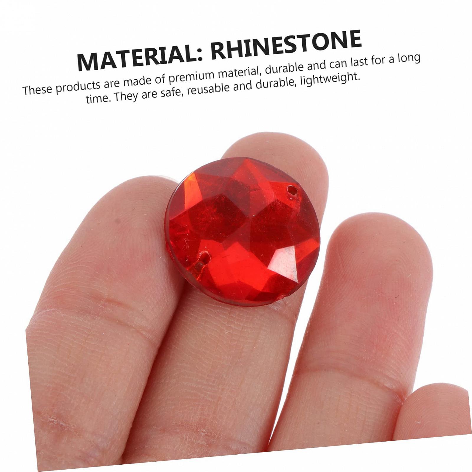 Акрилові Стрази Housoutil Набір для DIY з кольоровими плоскими, фото №3