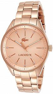 Жіночий годинник Quartz Lacoste Classic Display 2000899 з позолоченим ремінцем - Фото 1