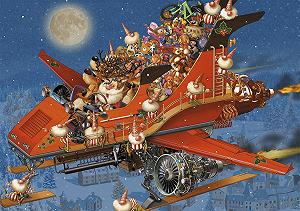 Пазлы Piatnik Ruyer Christmas Jet 5565 1000 элементов 68 x 48 см Цветной synthetic.ua - Фото 1