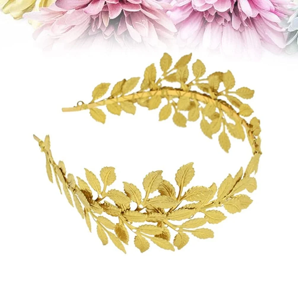 Обруч Золотий Лист Римська Богиня Грецька Богиня, фото №8