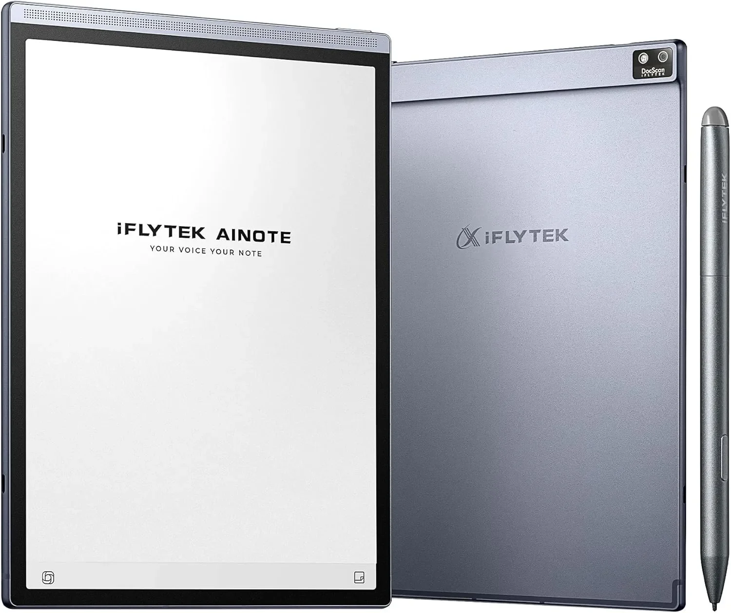 Електронна книга 8.2" iFLYTEK AINOTE Air 2 / 32ГБ / Android 11 / Wi-Fi / Bluetooth / Сенсорний E-Ink екран (1440 x 1920) / Налаштовувана яскравість / Динамік / Сірий, фото №1 Електронна книга 8.2" iFLYTEK AINOTE Air 2 / 32ГБ / Android 11 / Wi-Fi / Bluetooth / Сенсорний E-Ink екран (1440 x 1920) / Налаштовувана яскравість / Динамік / Сірий, фото №1