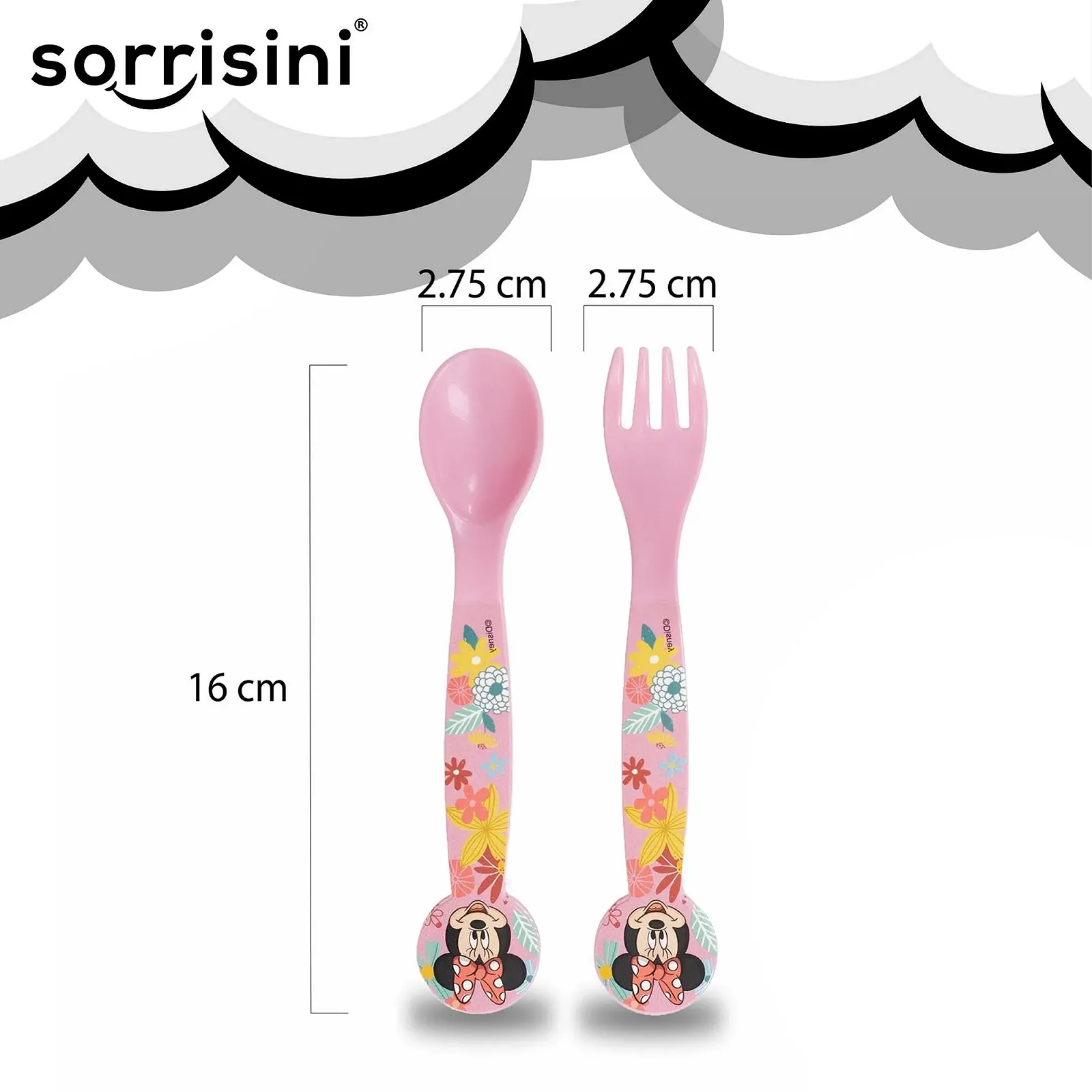 Набор детской посуды Sorrisini Тарелка Миска Чашка Столовые приборы, фото №8 Набор детской посуды Sorrisini Тарелка Миска Чашка Столовые приборы, фото №8