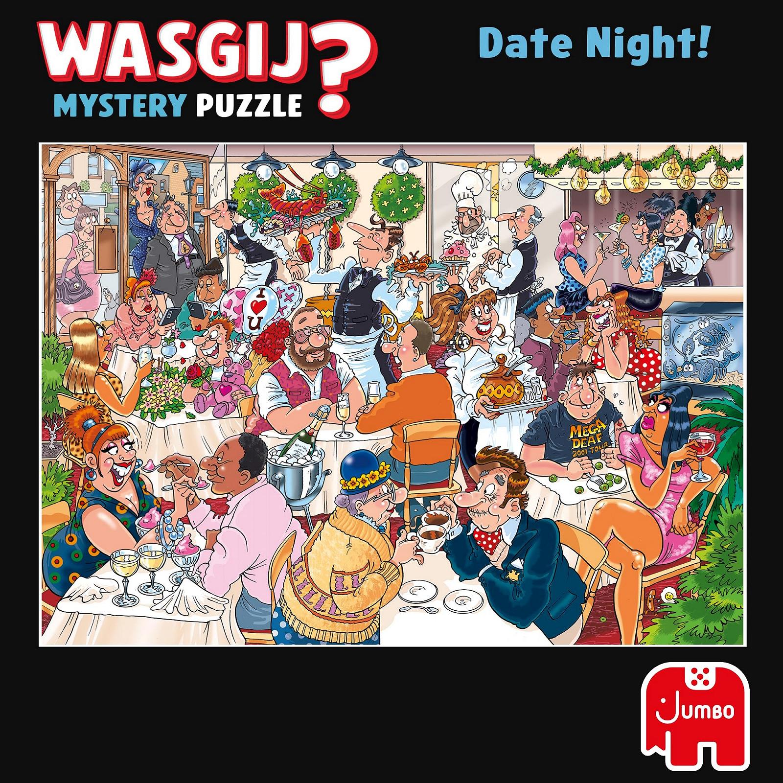 Пазл Wasgij Mystery 26 Valentine's Day - Date Night 1000 деталей Jumbo 100% переработанный картон, фото №9 Пазл Wasgij Mystery 26 Valentine's Day - Date Night 1000 деталей Jumbo 100% переработанный картон, фото №9