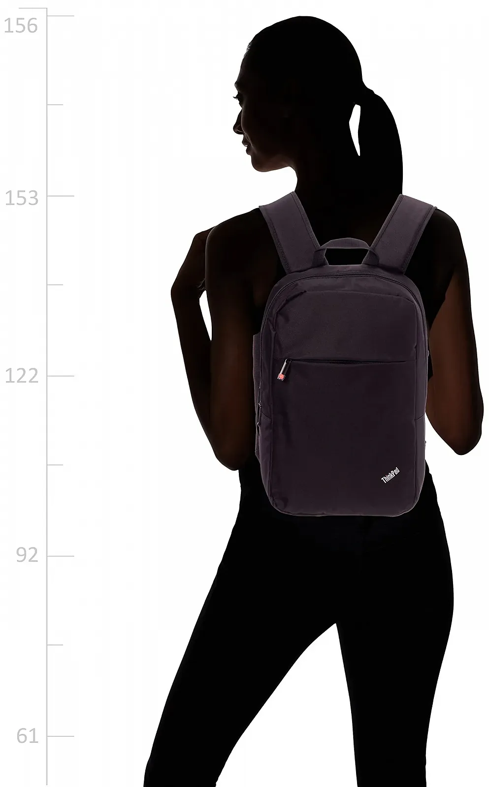 Рюкзак для ноутбука Lenovo Notebook Backpack Thinkpad Basic 15.6" Чорний, фото №3