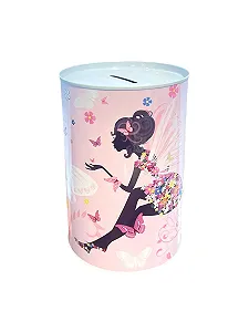 Скарбничка декоративна Фея, що медитує рожева 15x10 см - Фото 1