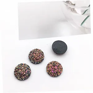 Круглые Шармы из Смолы HAPINARY 12 мм, 100 шт, Случайный Цвет synthetic.ua - Фото 1