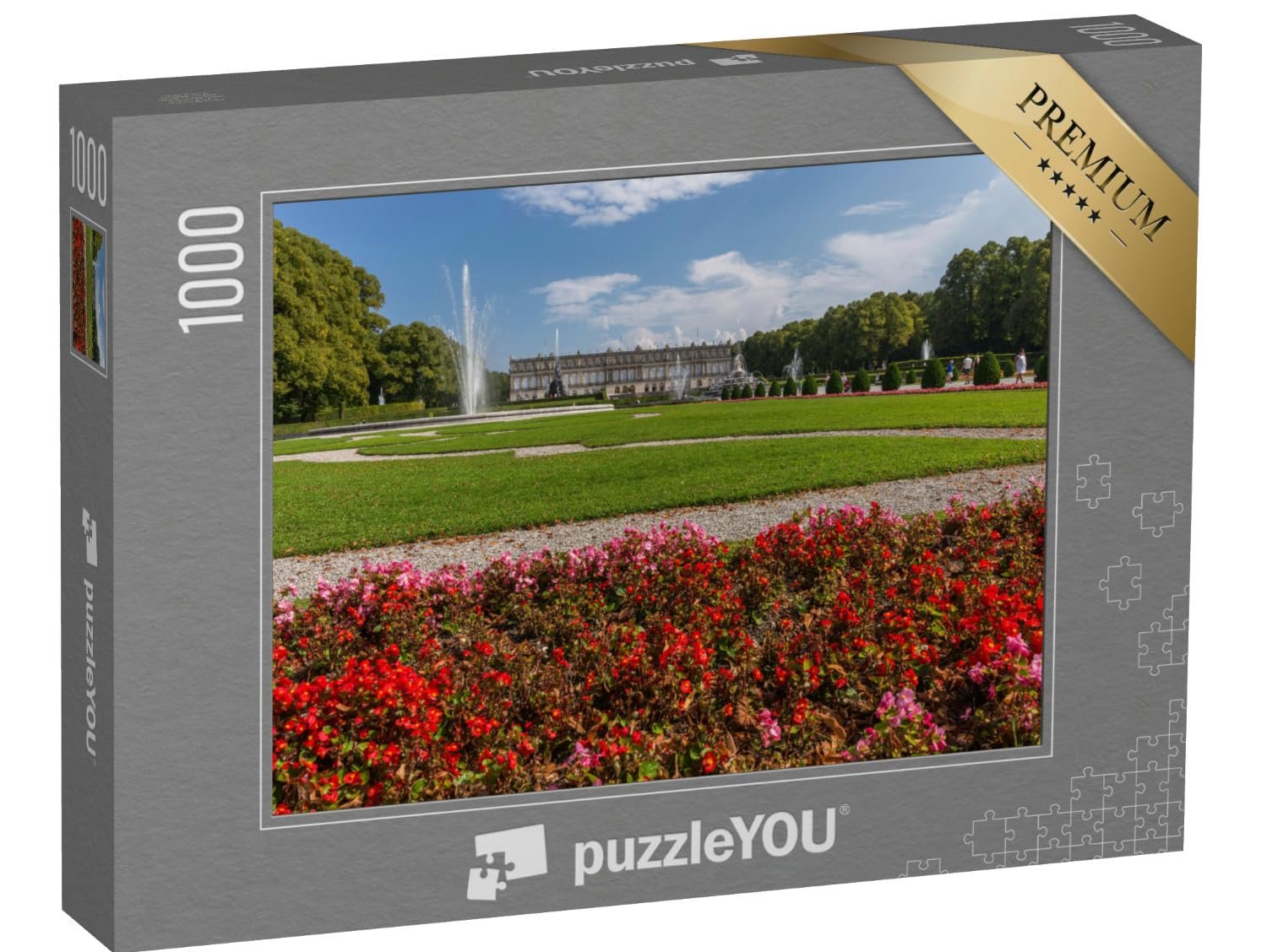 Пазл puzzleYOU Коллекция «Замки» "Замок Херренкимзе, самый большой замок короля Людвига II" 1000 элементов, фото №1 Пазл puzzleYOU Коллекция «Замки» "Замок Херренкимзе, самый большой замок короля Людвига II" 1000 элементов, фото №1