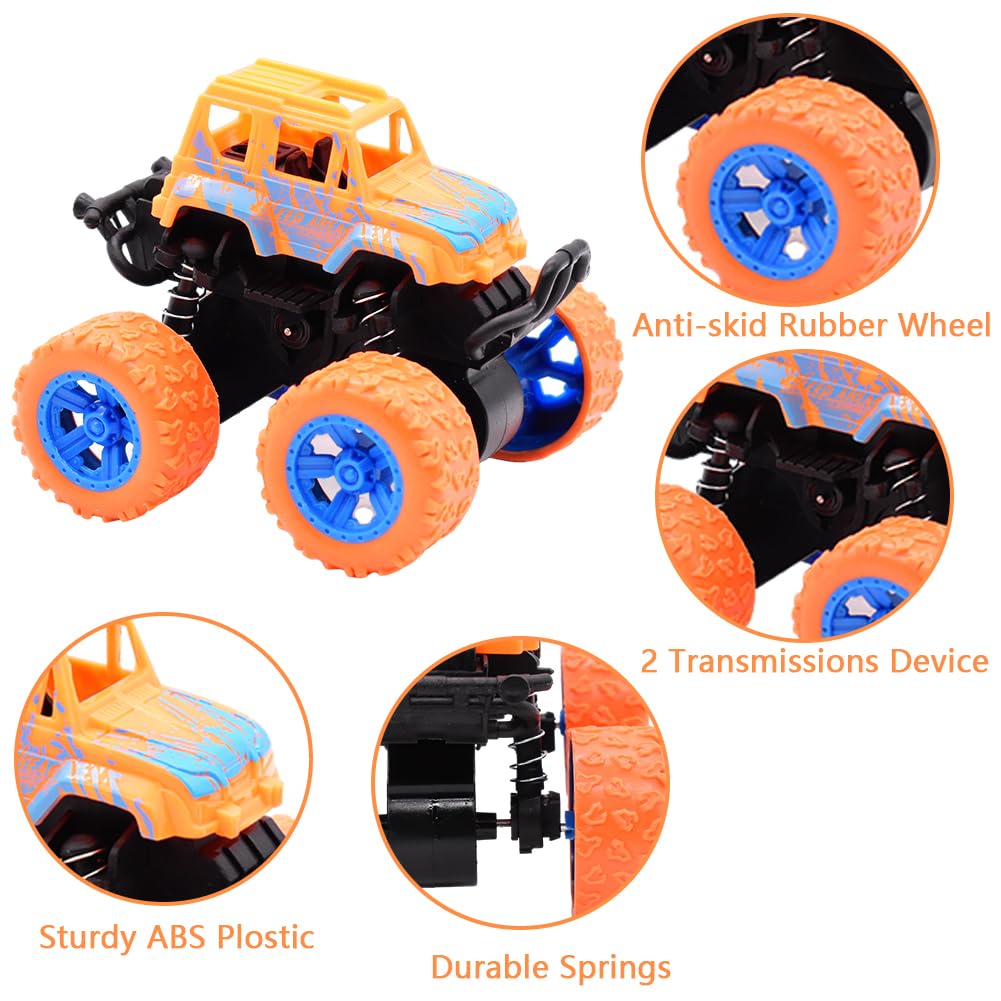 Іграшка Monster Truck Monstterr Machines Набір з 6 машинок, фото №3