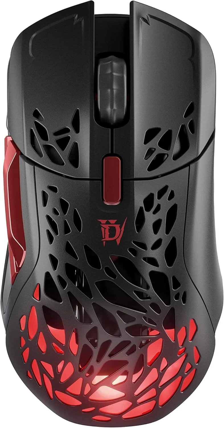Ігрова бездротова миша SteelSeries Aerox 5 Wireless Diablo Чорна, фото №2