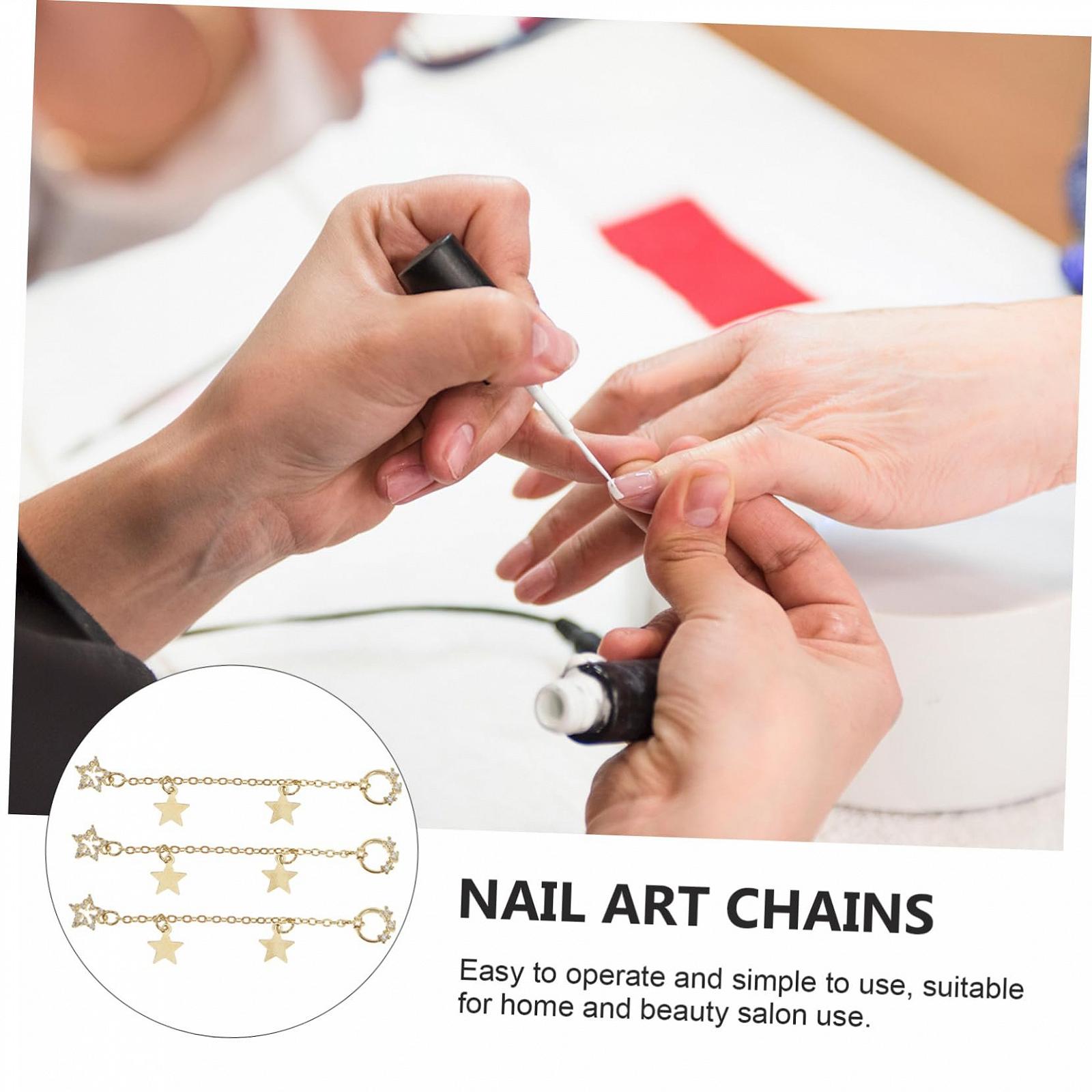 Аксесуари для манікюру FRCOLOR. Підвіски-ланцюжки для нігтів, фото №3