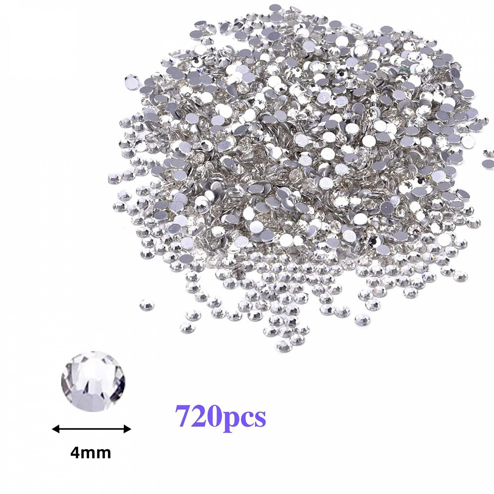 Стрази Смоляні Плоскі Не Клейкі 4 мм Прозорі Плоскі Круглі Гарячого Фіксування Кришталеві Плоскі, фото №2 Стрази Смоляні Плоскі Не Клейкі 4 мм Прозорі Плоскі Круглі Гарячого Фіксування Кришталеві Плоскі, фото №2