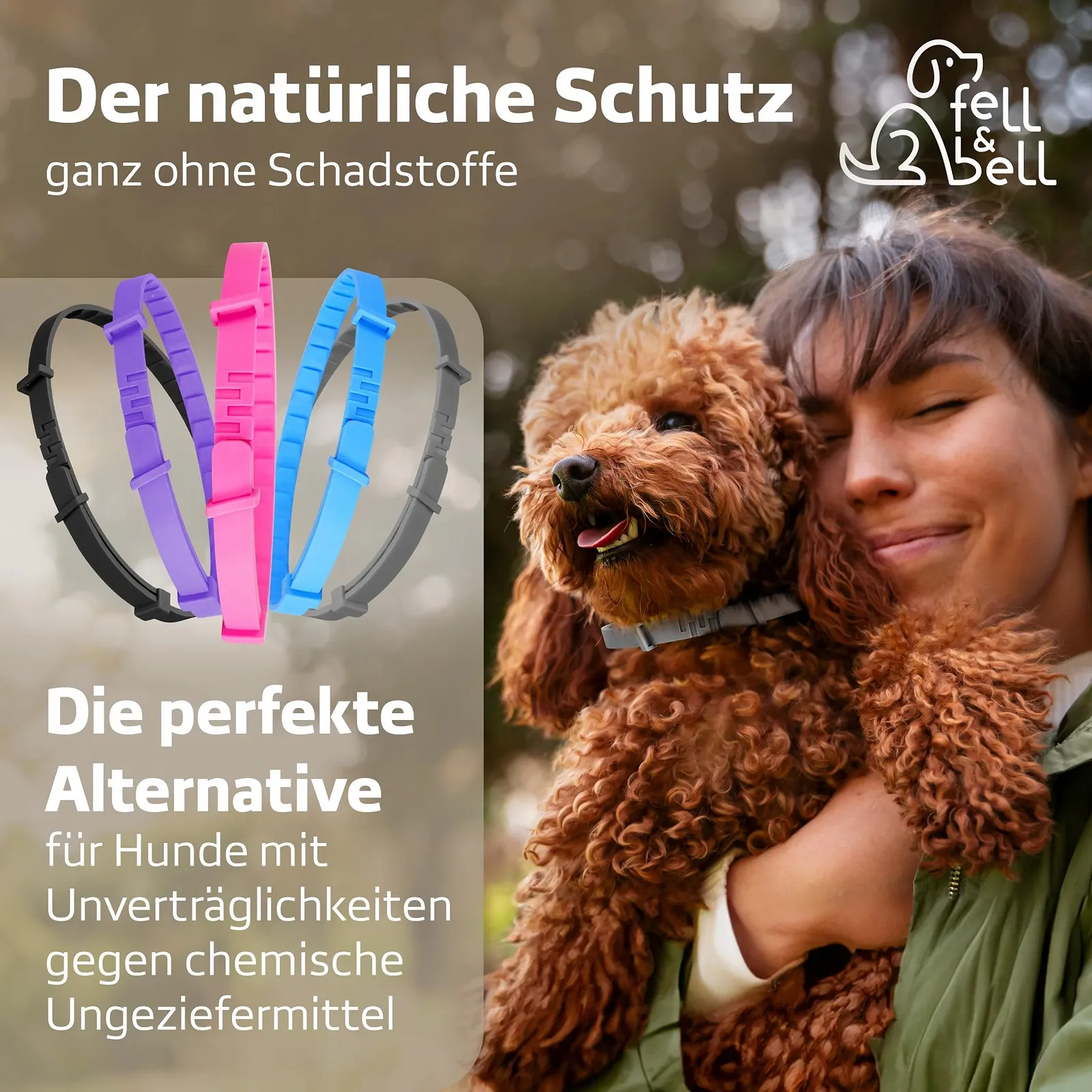 Нашийник проти кліщів fell&bell Silicone & Coconut Oil Spray 60 мл Chemical-Free, фото №7