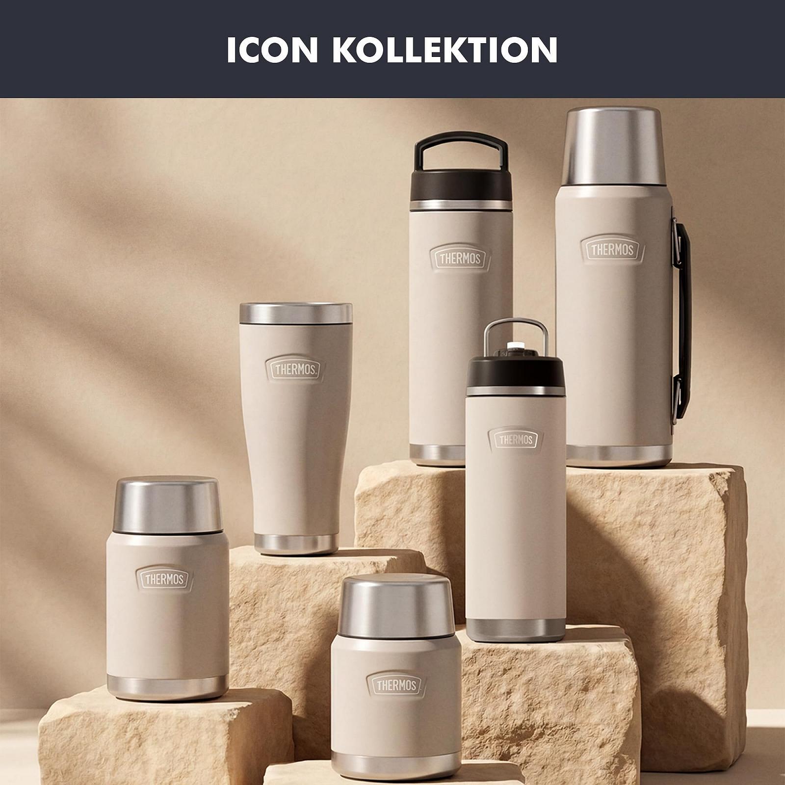Термос для їжі Thermos ICON 0.71 л нержавіюча сталь зі складаною ложкою Темно-зелений, фото №8 Термос для їжі Thermos ICON 0.71 л нержавіюча сталь зі складаною ложкою Темно-зелений, фото №8