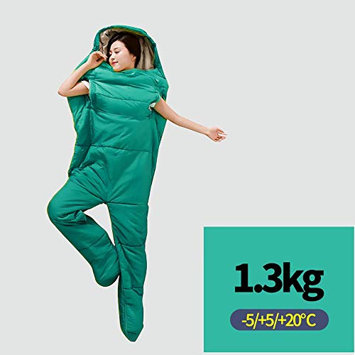 Спальний мішок Portable Wearable Human Shape Zipper Design, фото №3