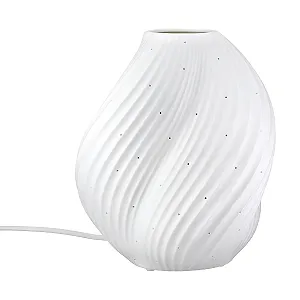 Настільна лампа GILDE Swing Порцелянова Матова Біла 23 см x 20 см - Фото 1