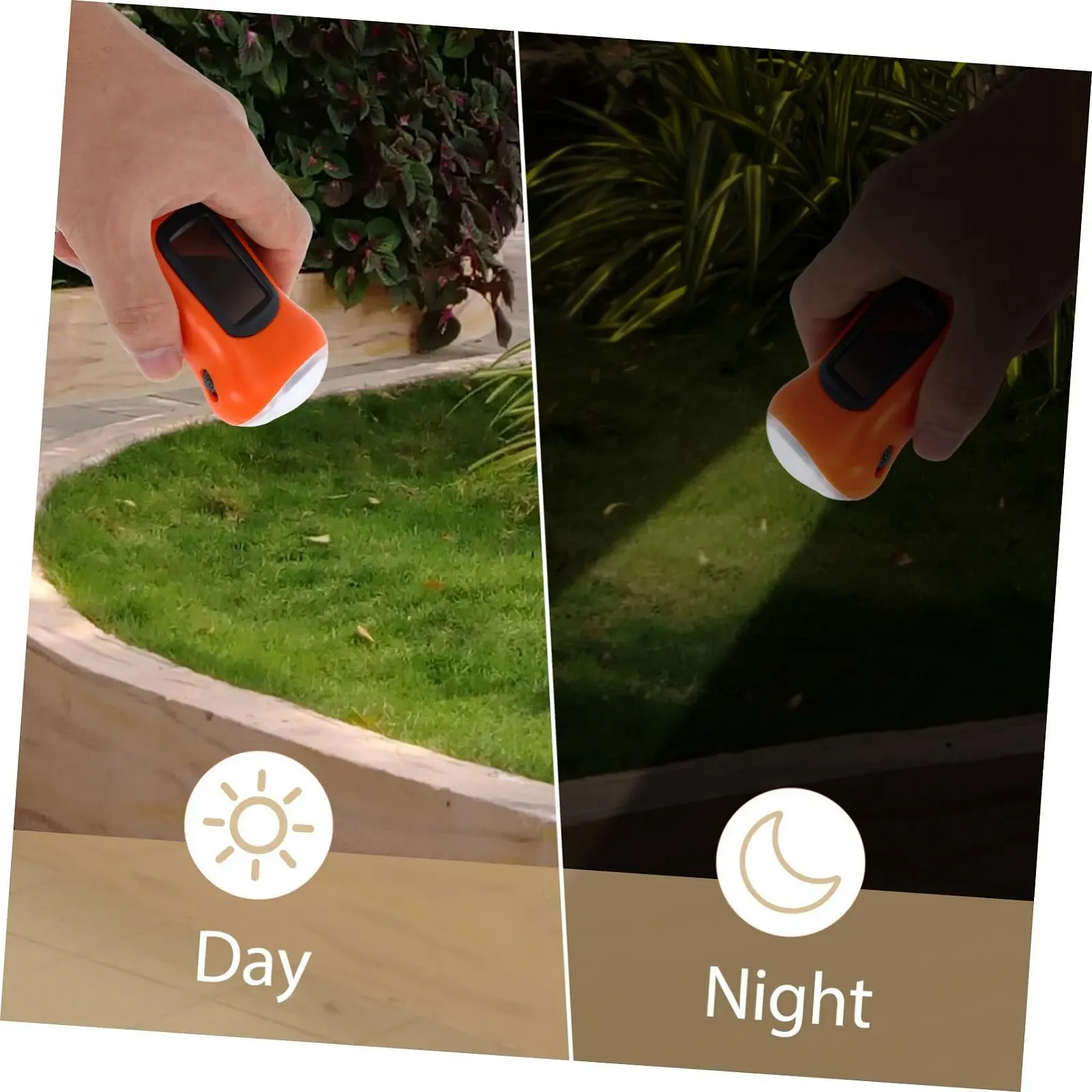 Фонарь Vaguelly аварийный на солнечной батарее, аккумуляторный, портативный для кемпинга и активного отдыха, оранжевый, высокая яркость, долговечный, фото №3